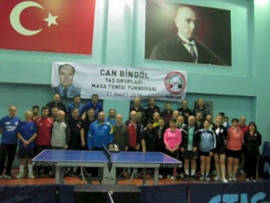 İKMTSD 2014-2015 Sezonu Yaş Gurupları Masa Tenisi Turnuvası Değerli Büyüğümüz Sn. Can BİNGÖL Adına Yapıldı..