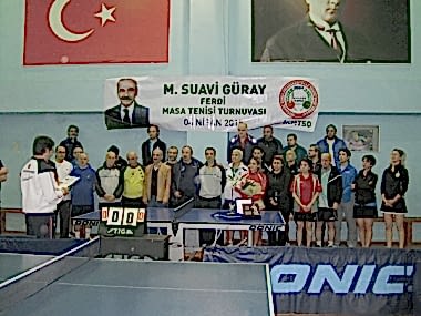 İKMTSD 2014-2015  Sezonu `M. Suavi GÜRAY` Ferdi Masa Tenisi Turnuvası Sona Erdi. Tek Erkeklerde Muhittin AKGÜN , Tek Kadınlarda Nesrin AKSOY Şampiyon Oldu...!