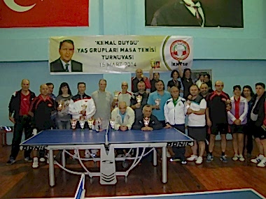 İKMTSD 2013-2014 Sezonu Yaş Grupları Masa Tenisi Turnuvası Değerli Büyüğümüz Sn. Kemal DUYGU Adına Yapıldı...!