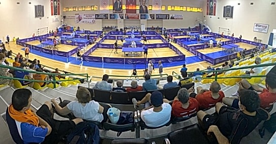 Kuruluşlararası Masa Tenisi Türkiye Şampiyonası Balıkesir Burhaniye’de Başladı.