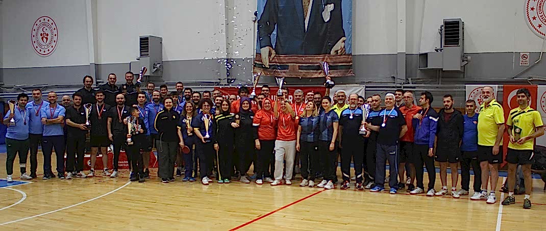 İstanbul Kuruluşlar Arası Masa Tenisi Lig Müsabakaları Sona Erdi..!